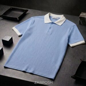 Premium Polo T-Shirt (Sky blue)