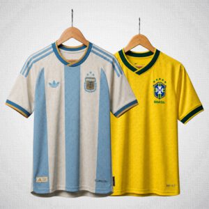ARGENTINA & BRAZIL PLAYER JERSEY (2 PS)