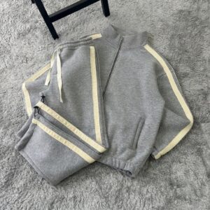 Premium 1-Side Brushed Two-Piece Tracksuit Set