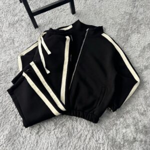 Premium 1-Side Brushed Two-Piece Tracksuit Set