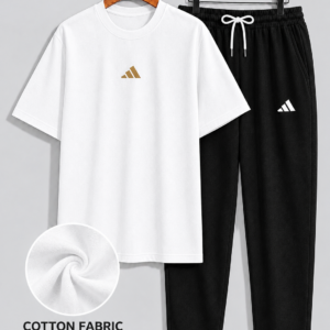 Adidas Premium T-shirt & Trouser Combo Set
